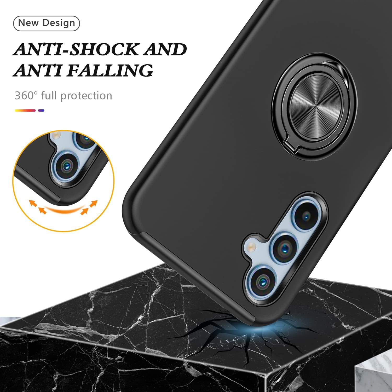 Coque hybride magnétique invisible pour Samsung Galaxy S24 FE Coque hybride magnétique invisible pour Samsung Galaxy S24 FE